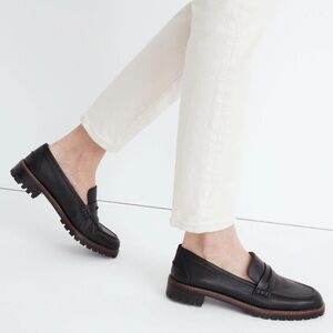 Madewell Corinne Lugsole Leather Loafers